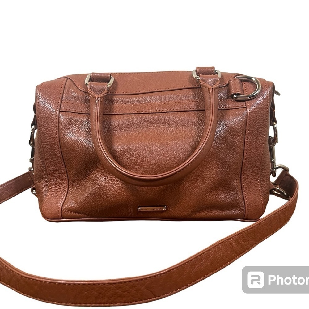 Rebecca Minkoff Satchal Crossbody Hand Bag Camel Brown